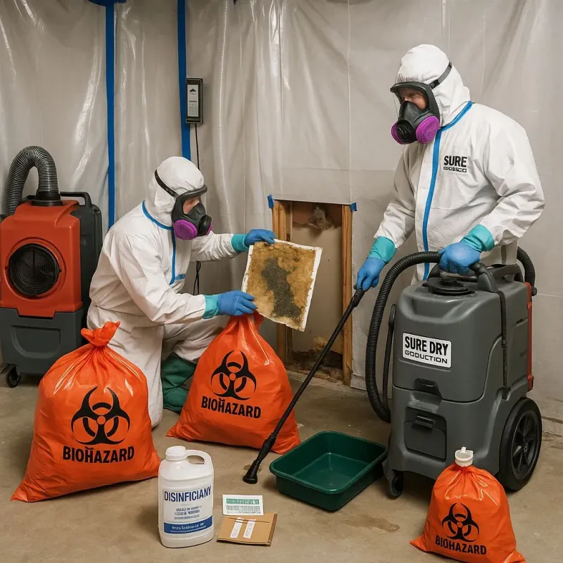 Contaminated Water Handling Protocols process in Saluda, VA