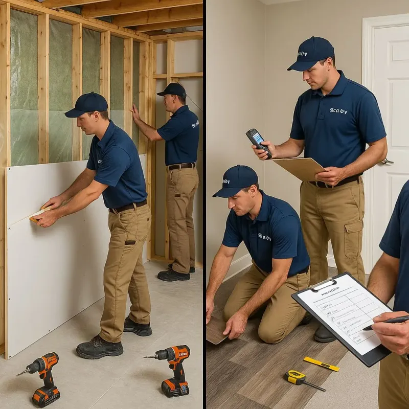 Repairs and Reconstruction process in Saluda, VA